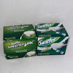 Lot of 2 2pk Genuine Swiffer Sweeper Vac Vacuum Replacement Filters 4 Total NIB